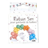 RIBBON FOR BALLOON GARLAND 5M