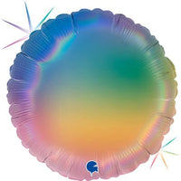 BALLON ROND RAIMBOW 45CM