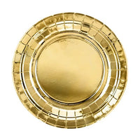 SET 6 ASSIETTES CARTON DURABLE OR 18CM