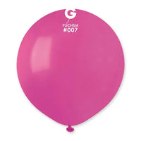 lot de ballons fuchsia 48 cm en latex biodégradable pour décoration de fête