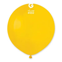 lot de ballons jaunes 48 cm en latex biodégradable pour décoration de fête