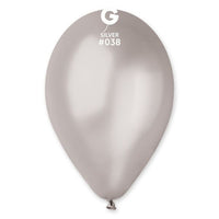 lot de ballons argent 30 cm en latex biodégradable pour décoration de fête