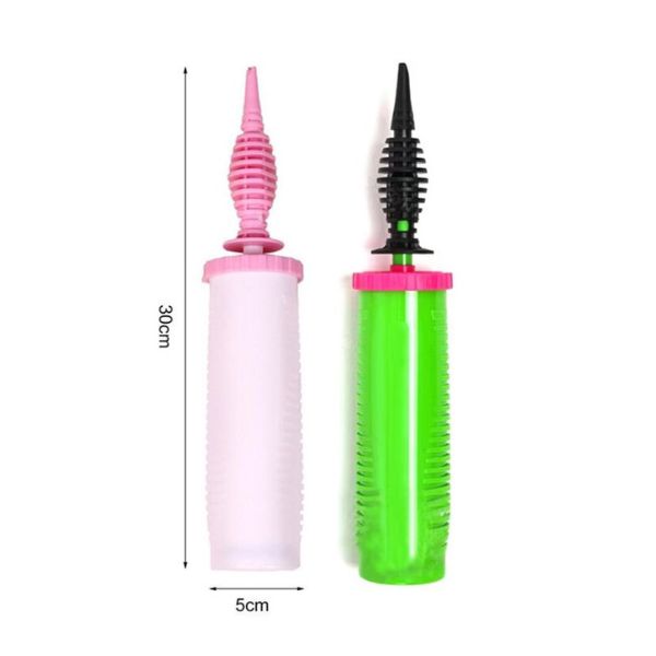 Qobobo® Pompe à Ballons Manuelle - Gonfleur Rapide Pour Fêtes (Couleur Aléatoire)