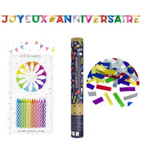 Pack Color Party - Anniversaire Multicolore avec Ballons & Déco