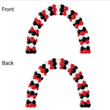 ARCHE DE BALLONS LATEX – SPIRALE OU DOMINO (2 À 4 COULEURS)
