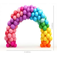 Structure Arche à Ballons PM 2 x 2 mètres (vendue sans ballons)
