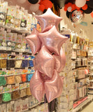 BOUQUET DE 10 BALLONS ALUMINIUM 45CM