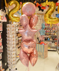 BOUQUET OF 9 SPECIAL GENDER REVEAL BALLOONS