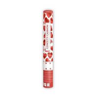 CONFETTI CANNON 40CM RED HEART