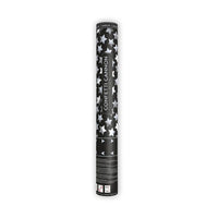 CONFETTI CANNON 40CM SILVER STAR