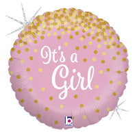 ballon rond It's a girl