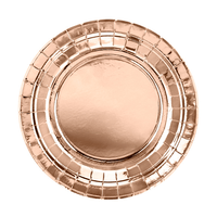 assiette rose gold