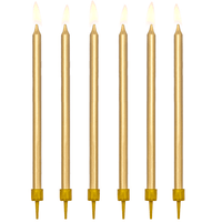 GOLD CANDLES 12.5CM X12