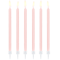PINK CANDLES 14CM X12