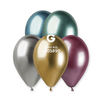 ballons brillant latex multicolore