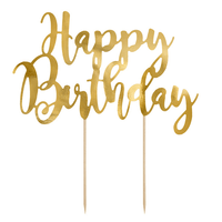 CAKE TOPPER HAPPY BIRTHDAY OR 22CM