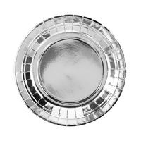 assiettes deco argent