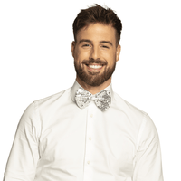 BOW TIE WITH SILVER SPANGLES