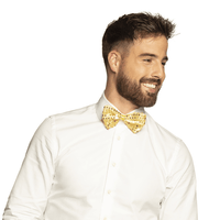 GOLD SPANGLES BOW TIE