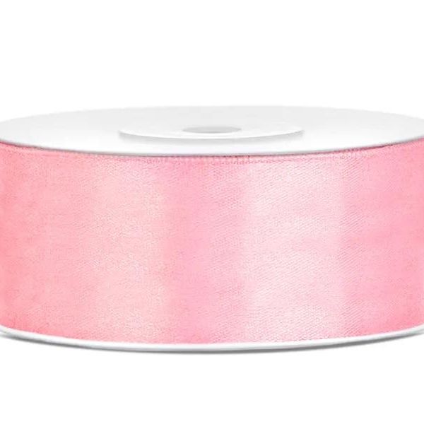 RUBAN DE SATIN ROSE CLAIR