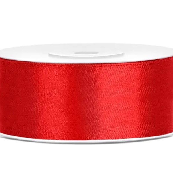 RUBAN DE SATIN ROUGE