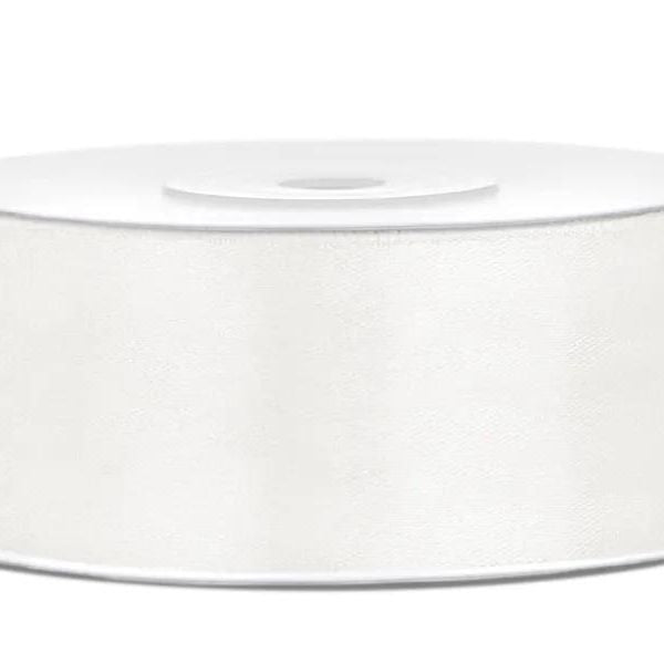 RUBAN DE SATIN BLANC