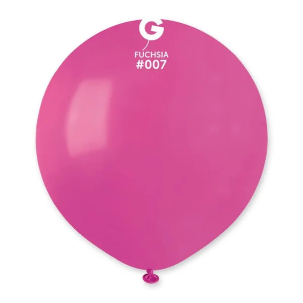lot de ballons fuchsia 48 cm en latex biodégradable pour décoration de fête