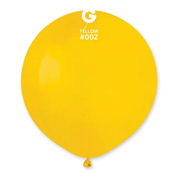 lot de ballons jaunes 48 cm en latex biodégradable pour décoration de fête