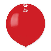 SACHET 10  BALLONS LATEX ROUGE 48CM