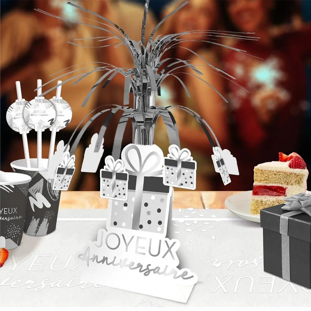 ANNIV BLUSH CENTERPIECE