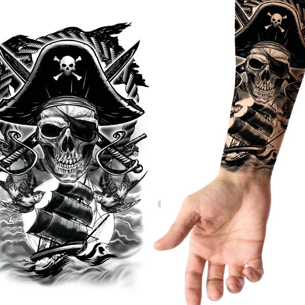 TATOUAGE PIRATE, 14X30 CMS