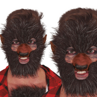 SET POILS VISAGE LOUP-GAROU