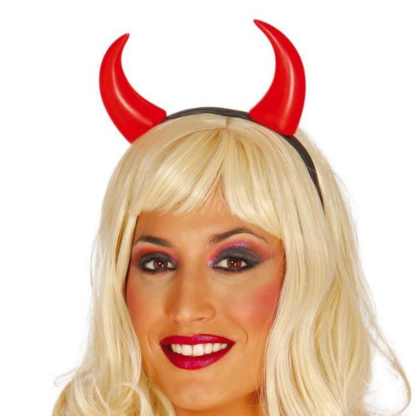 DIADÈME DÉMON PLASTIQUE