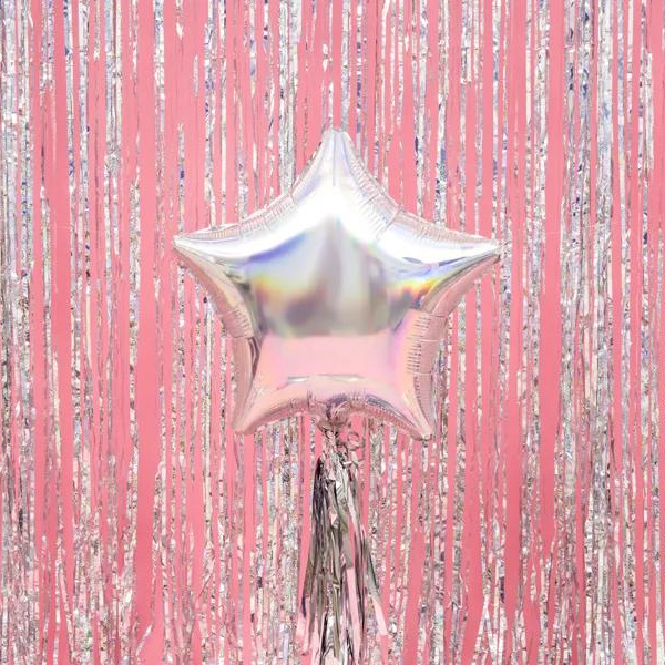 STAR BALLOON 45CM IRIDESCENT