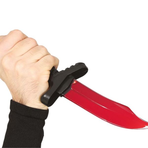 Couteau avec sang 25 cm