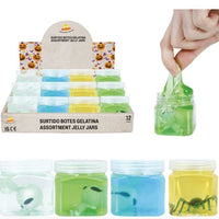 12 BOUTEILLES GELATINE ASSORT. ARAIGNES ET ALIEN,