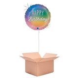 MY BOX “HAPPY BIRTHDAY” HOLO BALLOON 45CM