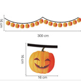 GUIRLANDE CITROUILLE 300 CMS