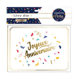 LIVRE D'OR ANNIV CONFETTIS PARTY