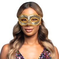 CHIC GOLD VENITIAN MASK