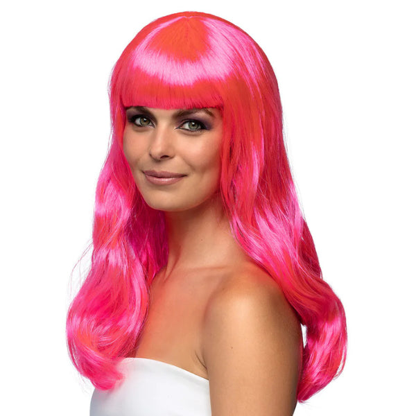 CHIC ORANGE WIG - THE ESSENTIAL PARTY ACCESSORY