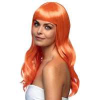 CHIC ORANGE WIG - THE ESSENTIAL PARTY ACCESSORY