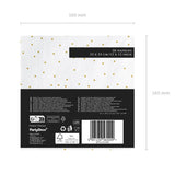 SERVIETTES 3 PLIS DOTS PAR X20 DE 33CM