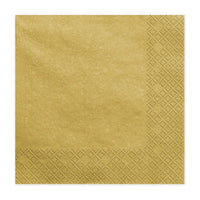 SERVIETTES 3 PLIS DORE PAR X20 DE 33CM