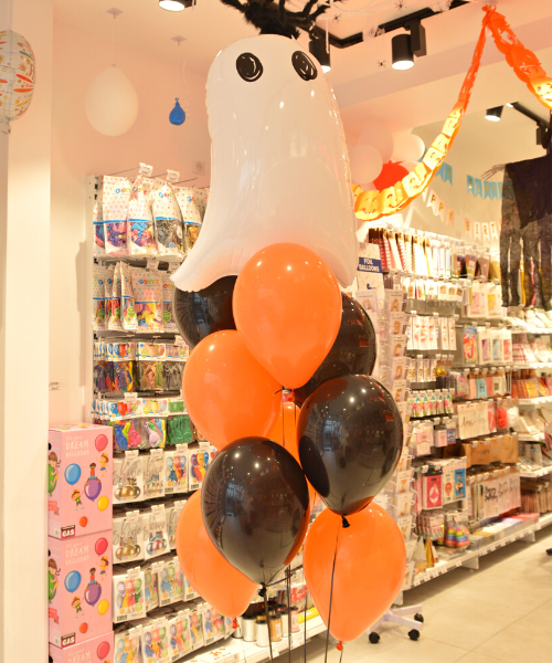 BAGS OF ORANGE COLOR LATEX BALLOONS 28/30CM