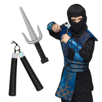 SET 2 ARMES DE NINJA (SAI ET NUNCHAKU)