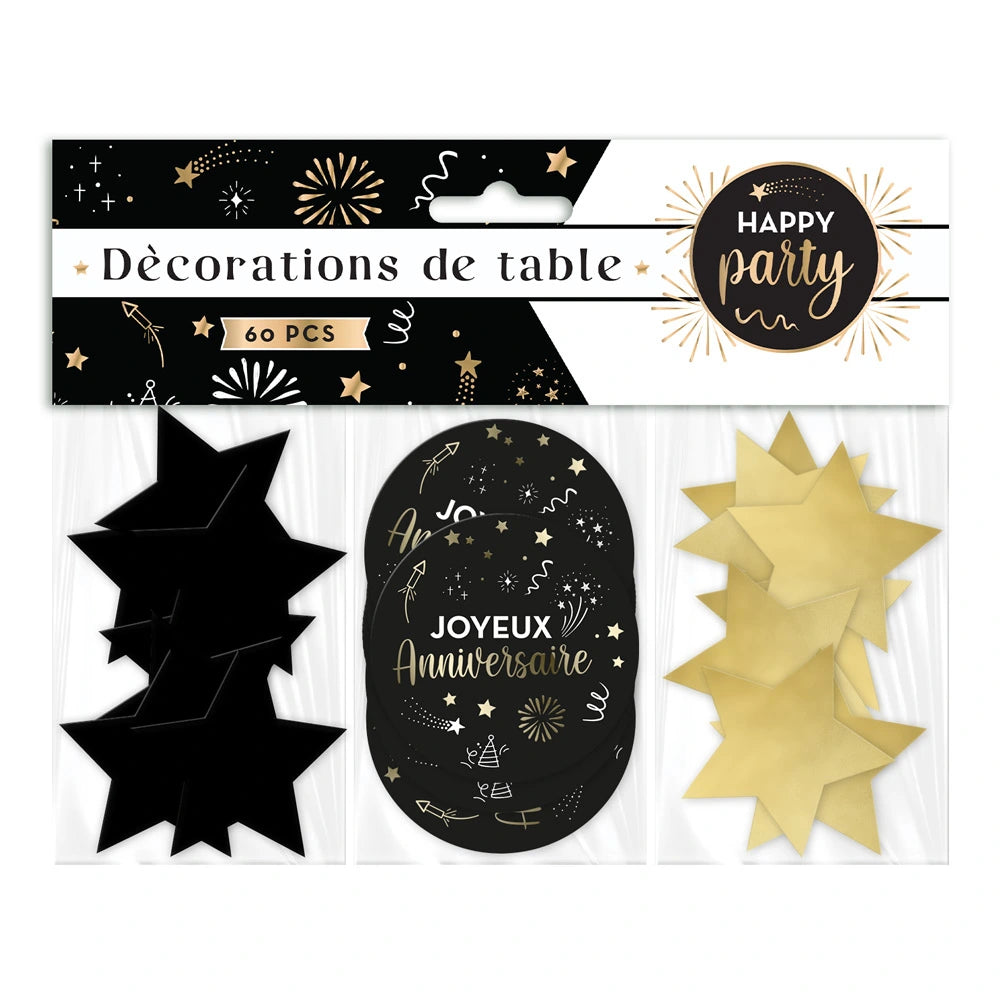 ANNIV PARTY BLUSH TABLE DECO DUO