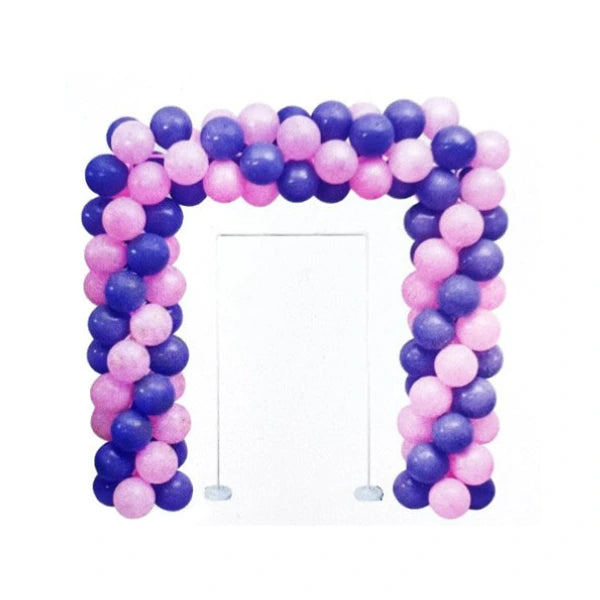 ARCHE À BALLONS RECTANGULAIRE 2 × 2 M AVEC BASE LEST À EAU (sans ballons)