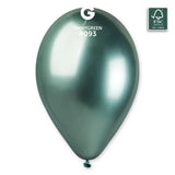 ballons latex vert brillant