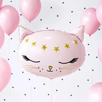 PINK CAT BALLOON 48X36CM